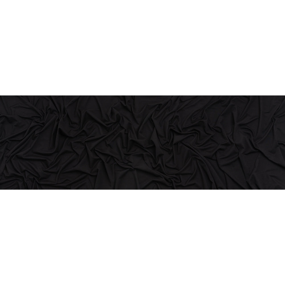 Stretch Polyester Jersey - Black Full Stretch Polyester Jersey - Black Full