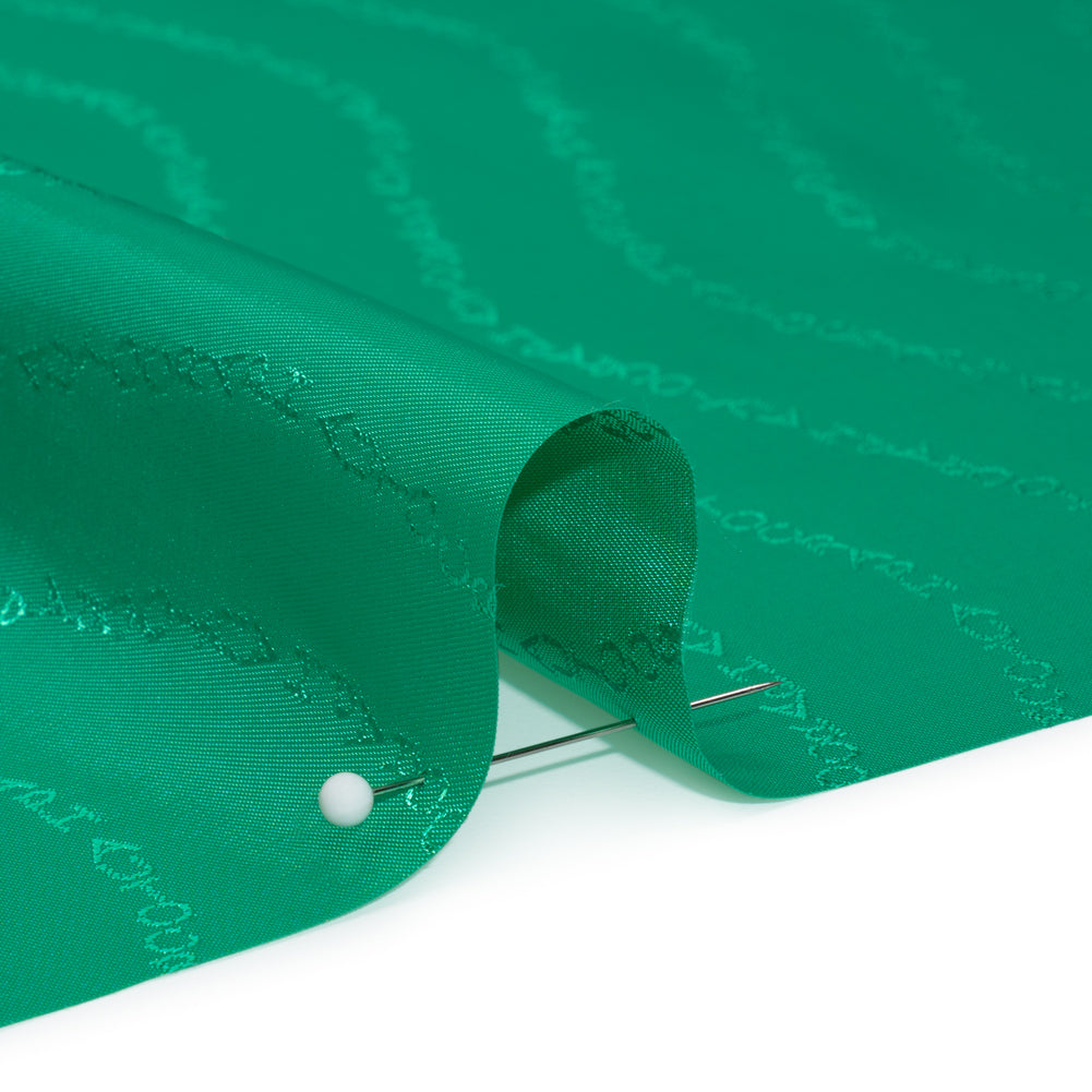 Autograph Jacquard Lining - Spearmint Green Tonal Detail Autograph Jacquard Lining - Spearmint Green Tonal Detail