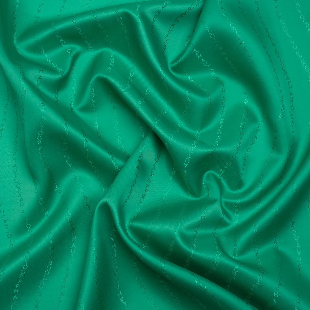 Autograph Jacquard Lining - Spearmint Green Tonal Autograph Jacquard Lining - Spearmint Green Tonal