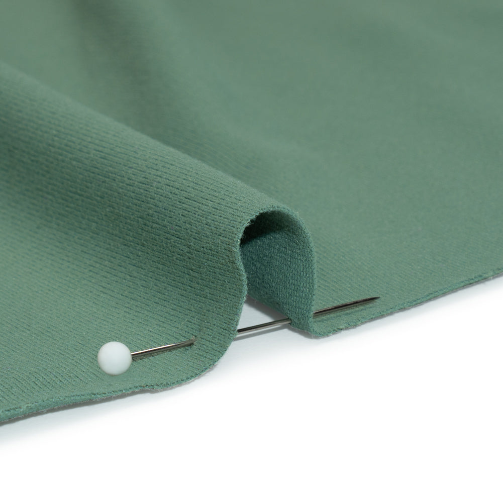 Stretch Polyester Jersey - Dark Seafoam Detail Stretch Polyester Jersey - Dark Seafoam Detail