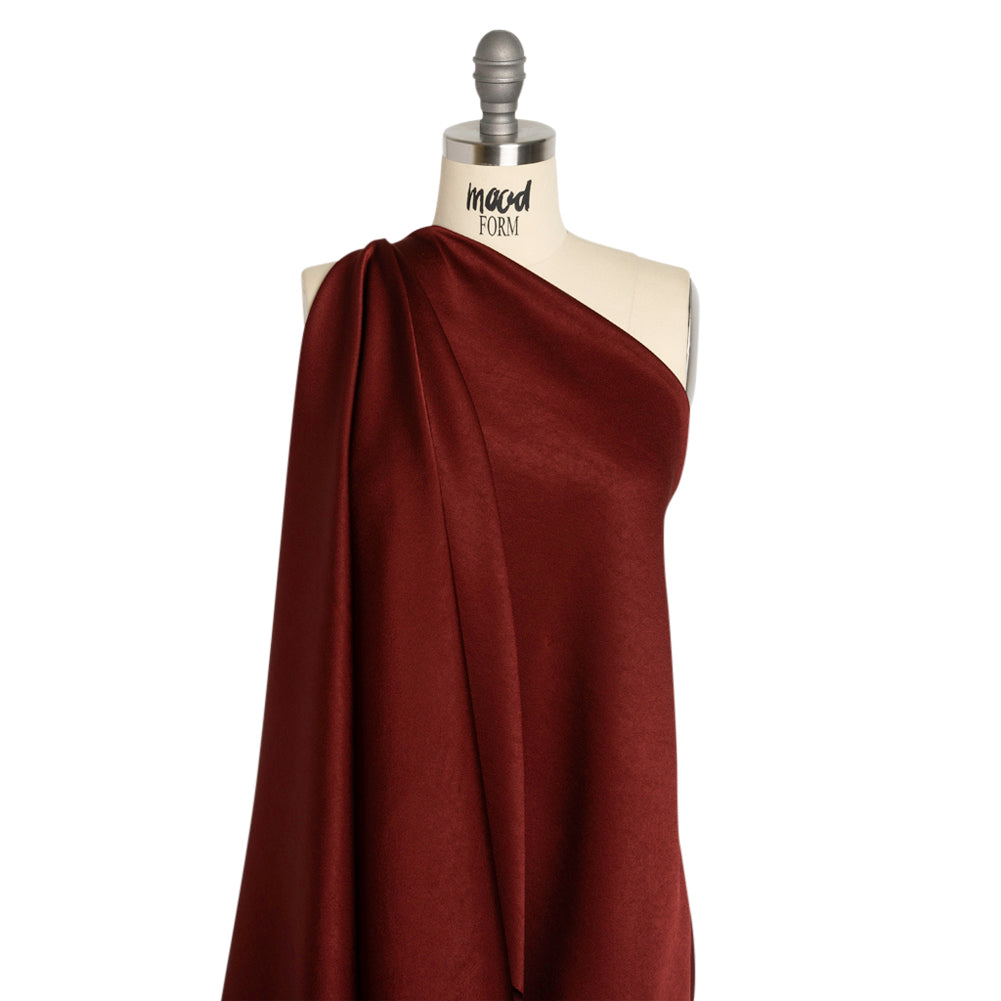 Alex Perry Bordeaux Crepe Back Satin Drape Alex Perry Bordeaux Crepe Back Satin Drape