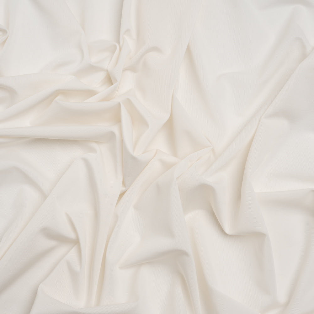 Famous Australian Designer Ivory Stretch Polyester Jersey Famous Australian Designer Ivory Stretch Polyester Jersey