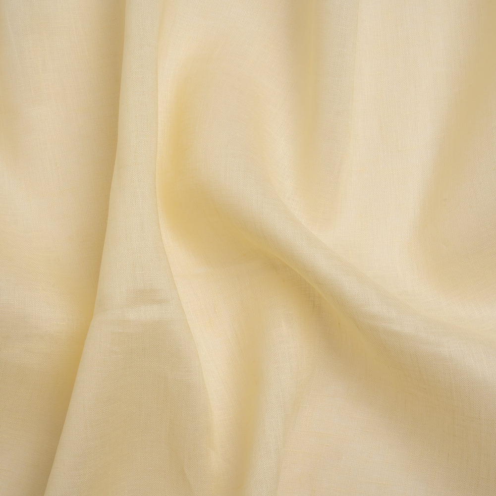 Famous Australian Designer Aged Parchment Lightweight Linen Woven Famous Australian Designer Aged Parchment Lightweight Linen Woven