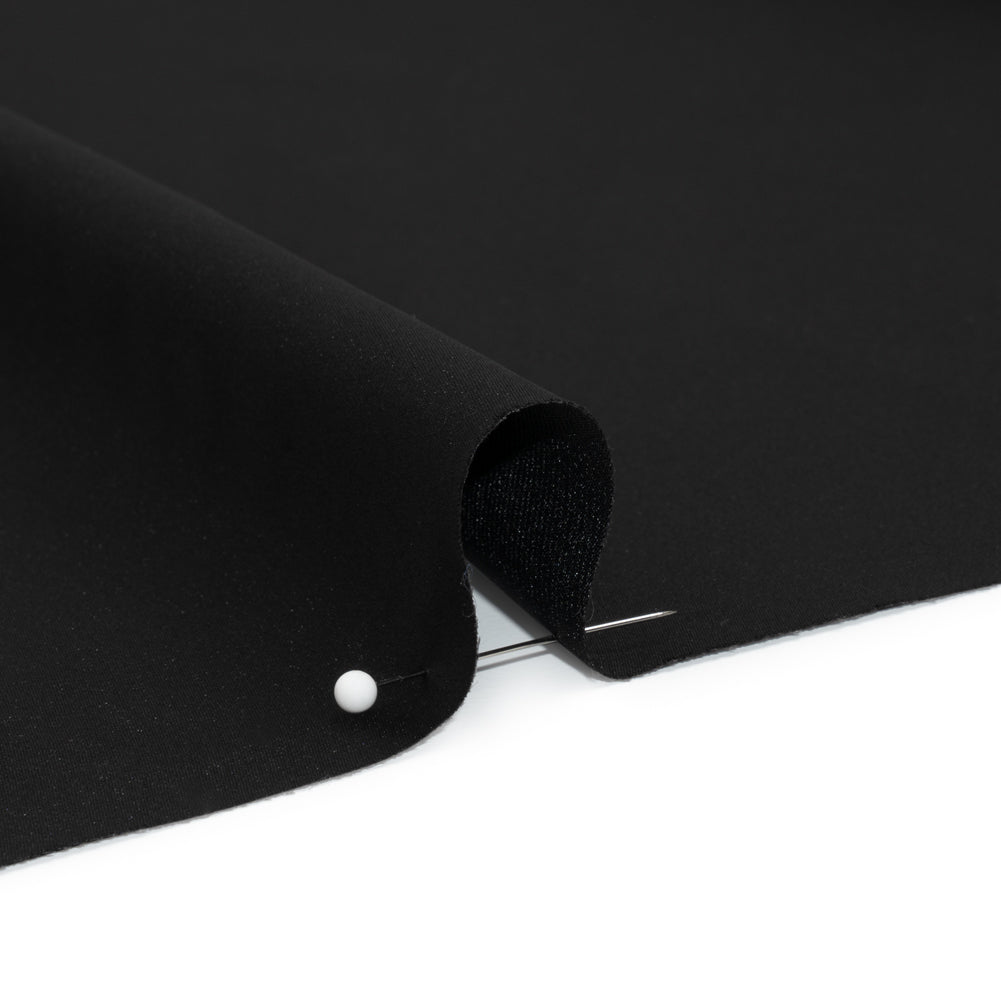 Famous Australian Designer Black Polyester Satin Detail Famous Australian Designer Black Polyester Satin Detail