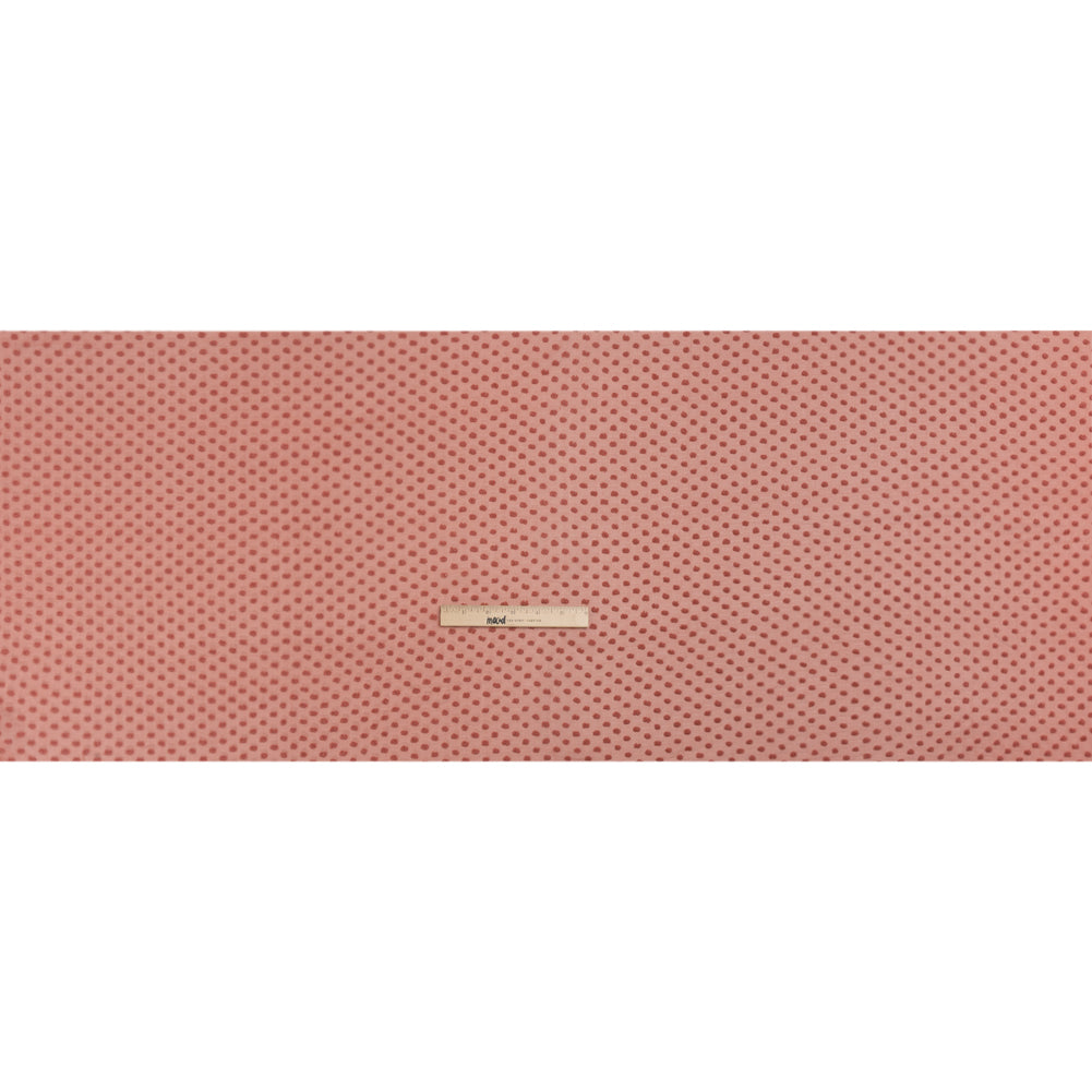 Famous Australian Designer Rose Silk Swiss Dot Georgette Full Famous Australian Designer Rose Silk Swiss Dot Georgette Full