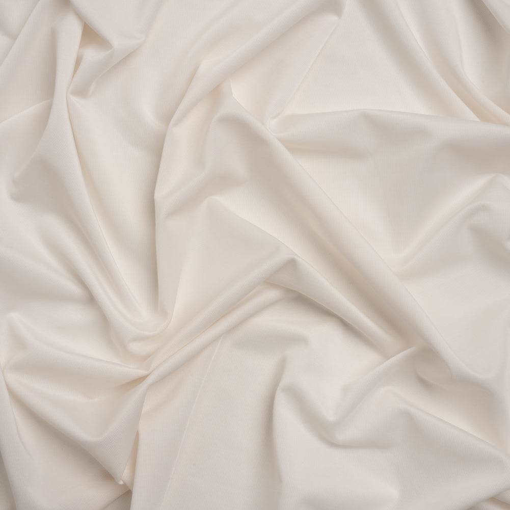 Famous Australian Designer Off White Stretch Polyester Jersey Famous Australian Designer Off White Stretch Polyester Jersey