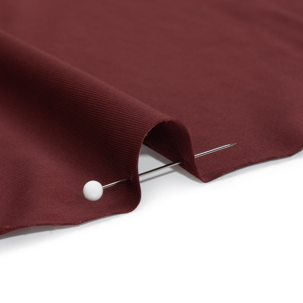 Famous Australian Designer Mahogany Stretch Polyester Jersey Detail Famous Australian Designer Mahogany Stretch Polyester Jersey Detail