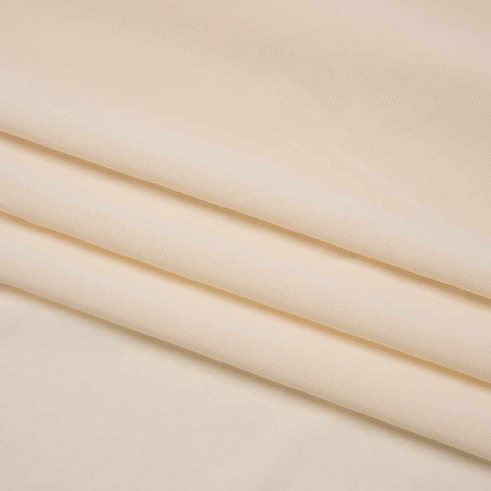 Famous Australian Designer Cream Stretch Polyester Jersey Folded Famous Australian Designer Cream Stretch Polyester Jersey Folded