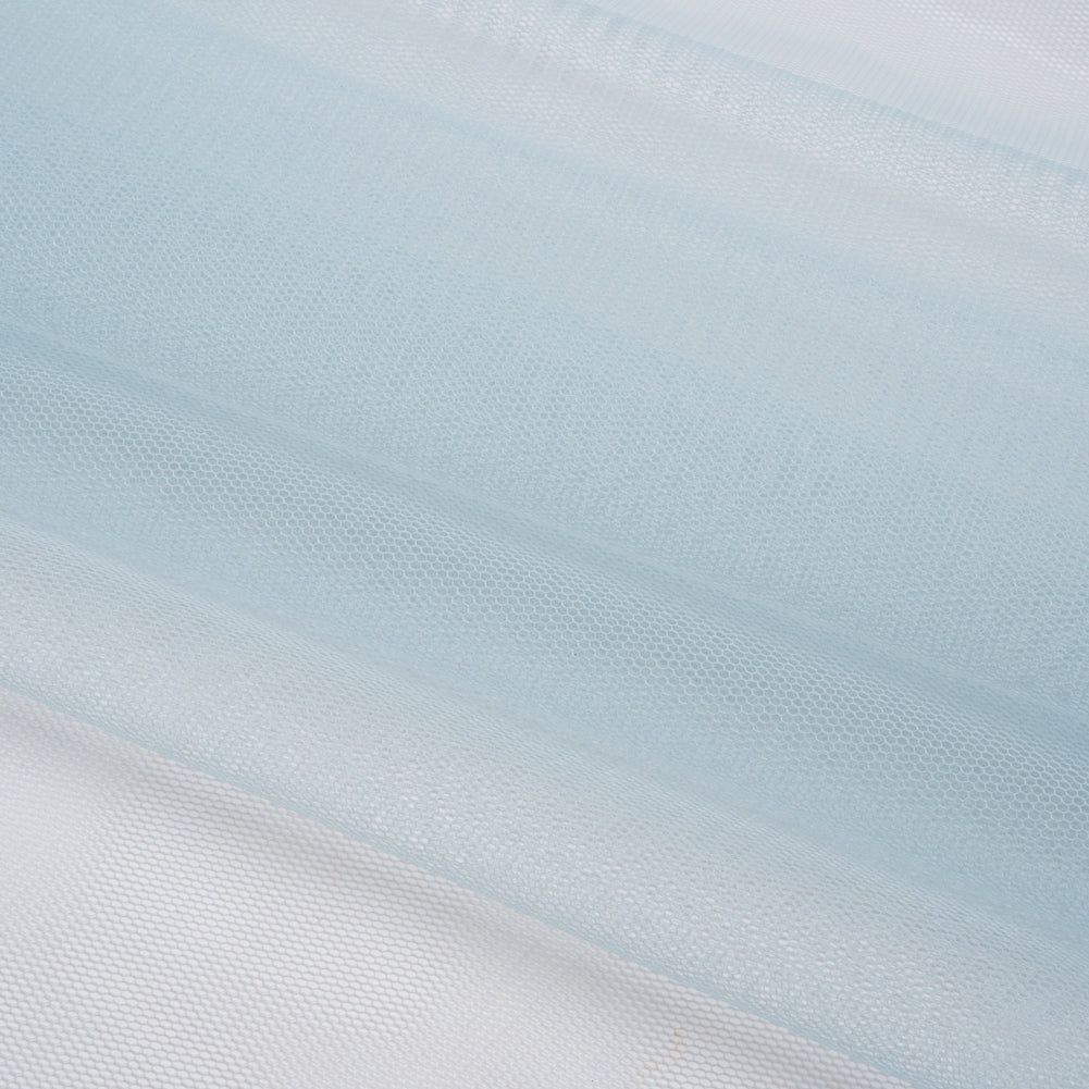 Famous Australian Designer Pale Blue Polyester Tulle Folded Famous Australian Designer Pale Blue Polyester Tulle Folded