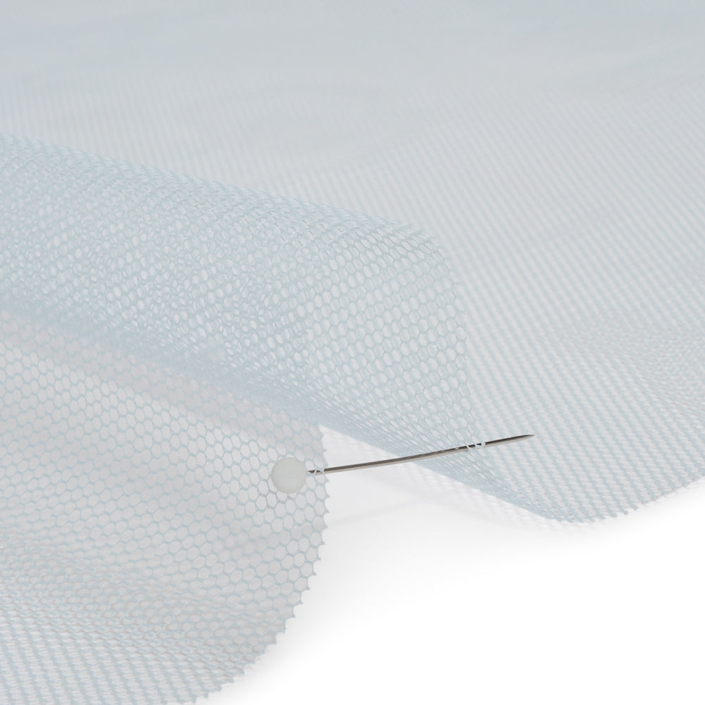 Famous Australian Designer Pale Blue Polyester Tulle Detail Famous Australian Designer Pale Blue Polyester Tulle Detail