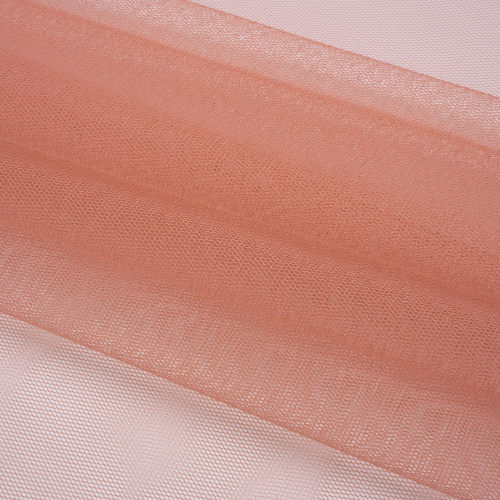 Famous Australian Designer Rose Polyester Tulle Folded Famous Australian Designer Rose Polyester Tulle Folded