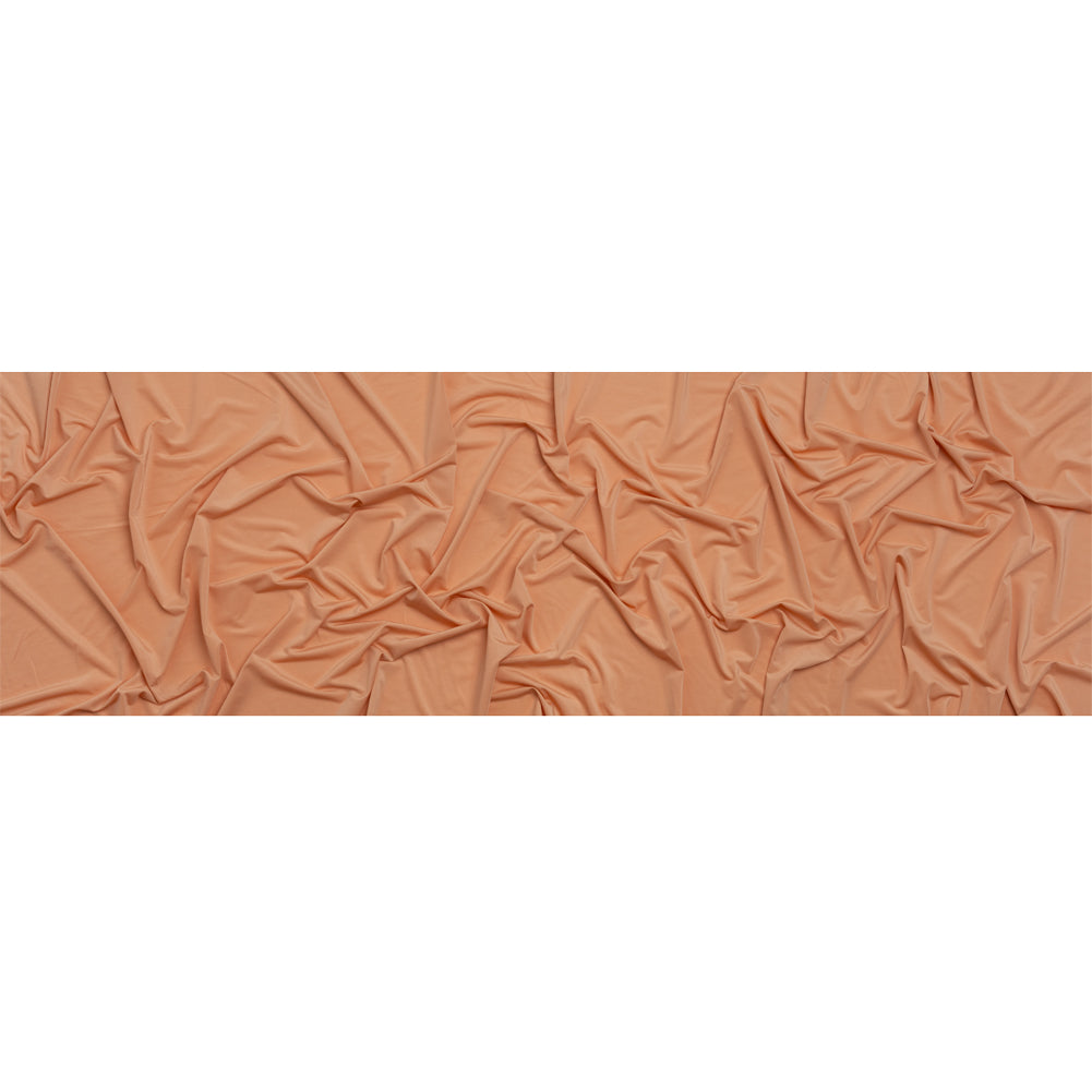 Famous Australian Designer Peach Stretch Polyester Jersey Full Famous Australian Designer Peach Stretch Polyester Jersey Full