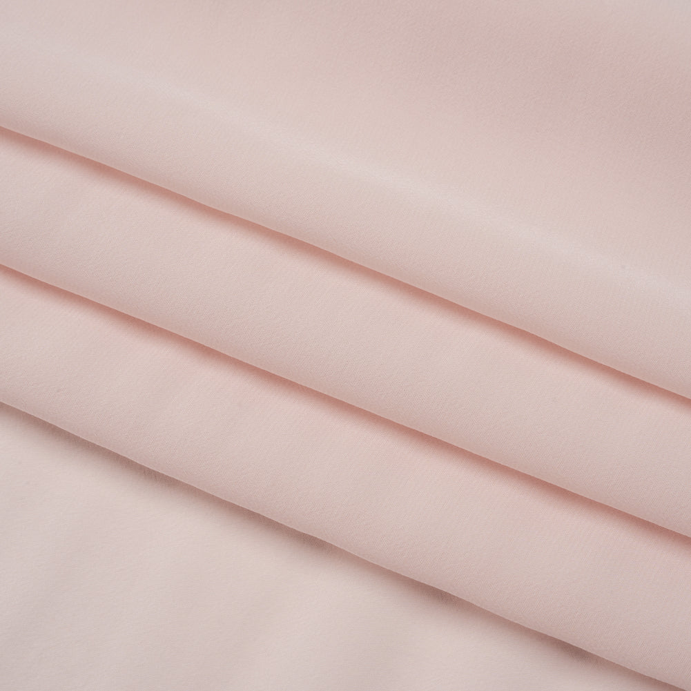 Famous Australian Designer Pale Mauve Viscose Crepe de Chine Folded Famous Australian Designer Pale Mauve Viscose Crepe de Chine Folded