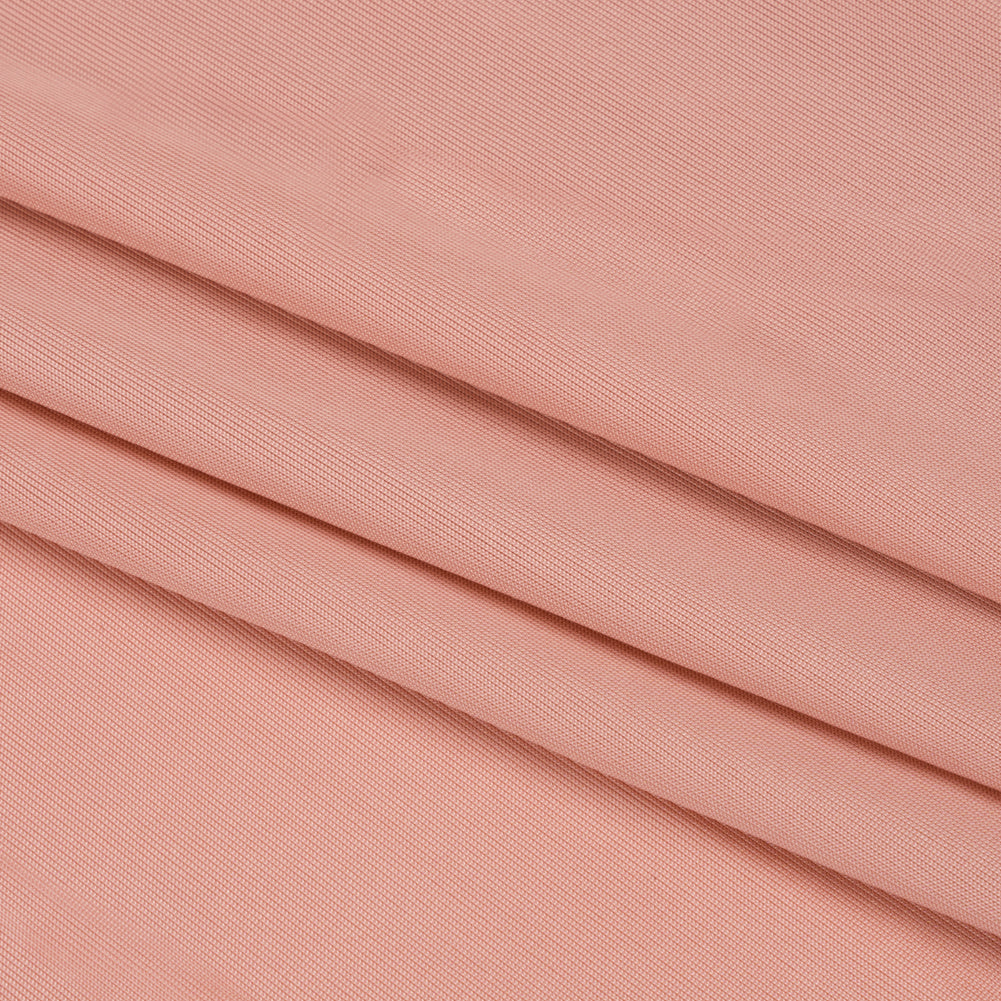 Famous Australian Designer Rose Stretch Polyester Jersey Folded Famous Australian Designer Rose Stretch Polyester Jersey Folded