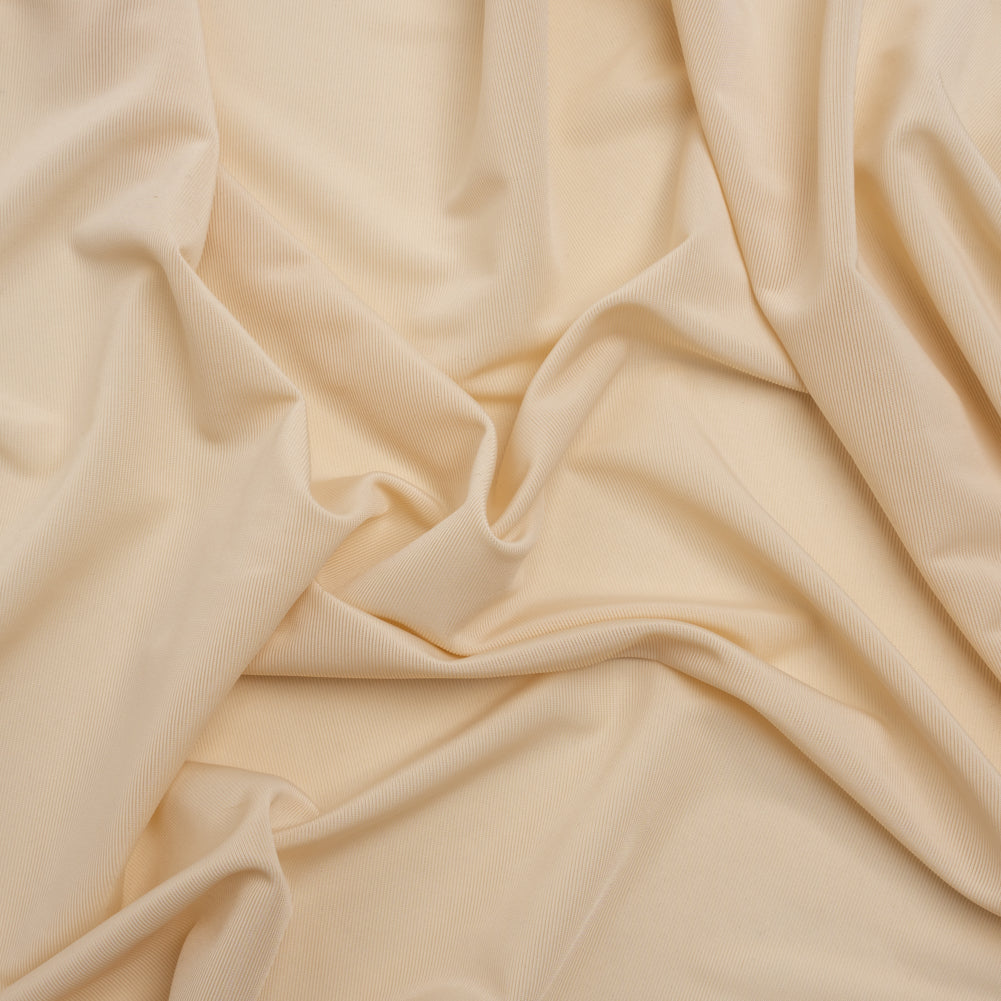 Famous Australian Designer Light Beige Stretch Polyester Jersey Famous Australian Designer Light Beige Stretch Polyester Jersey