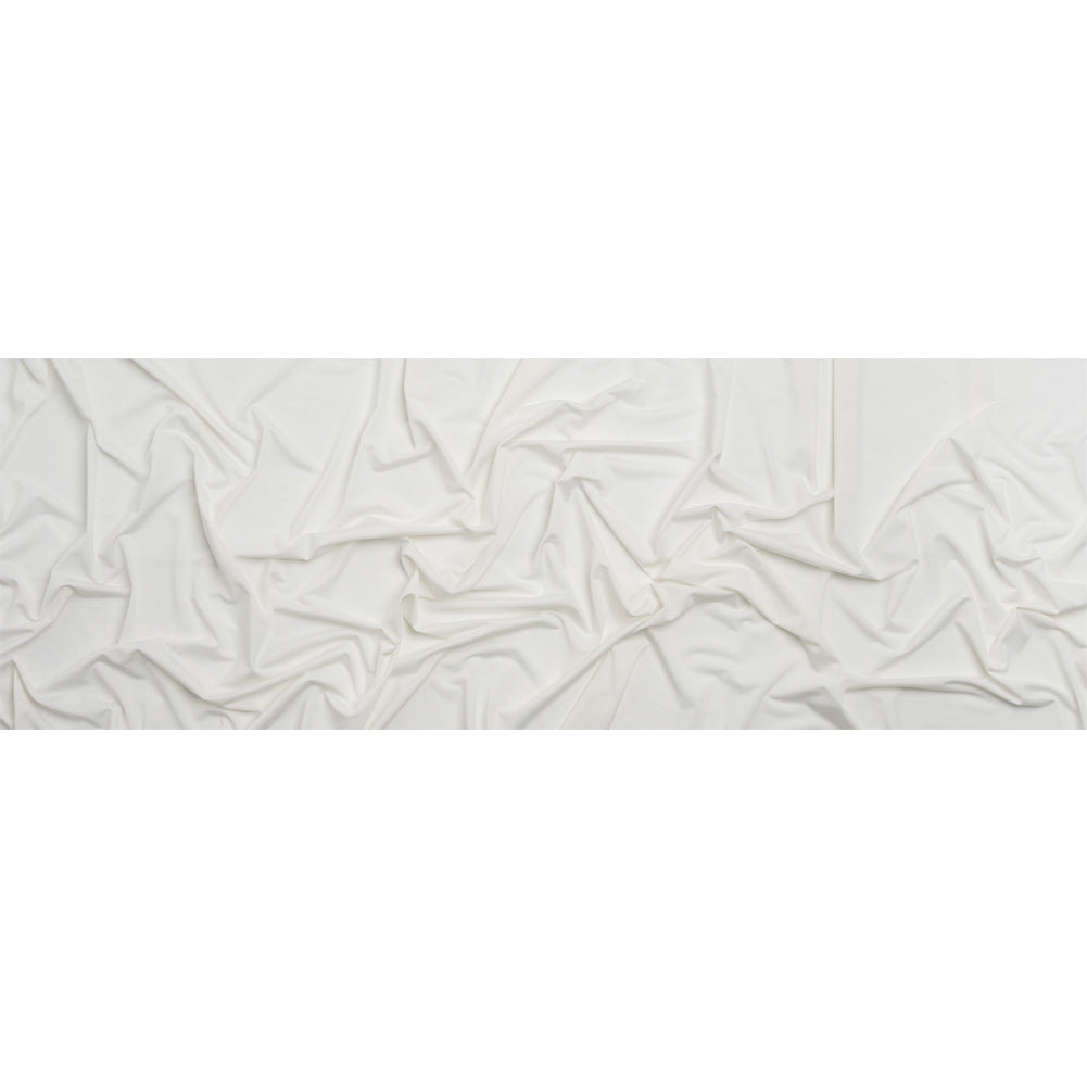 Famous Australian Designer White Stretch Polyester Jersey Full Famous Australian Designer White Stretch Polyester Jersey Full