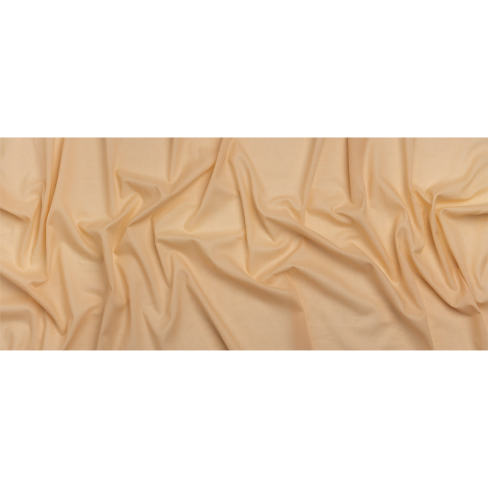 Famous Australian Designer Beige Cotton Voile Full Famous Australian Designer Beige Cotton Voile Full