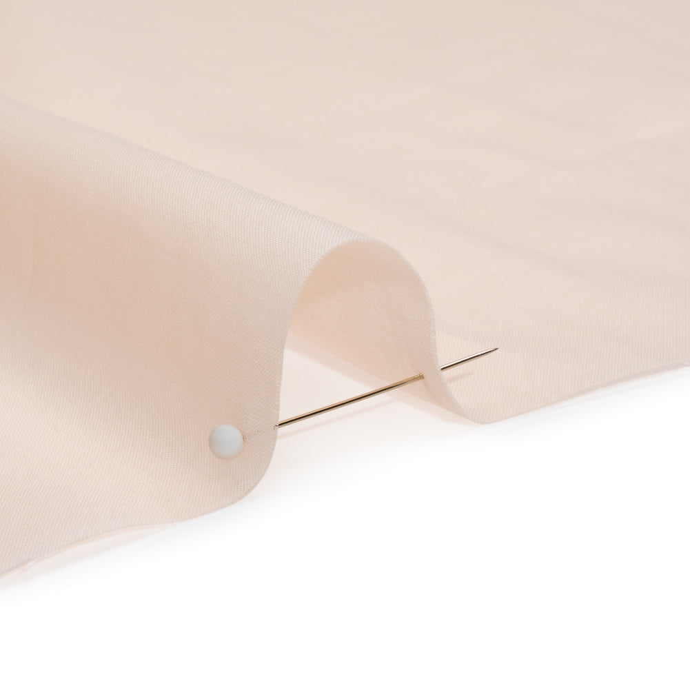 Famous Australian Designer Pale Coral Cotton Voile Detail Famous Australian Designer Pale Coral Cotton Voile Detail
