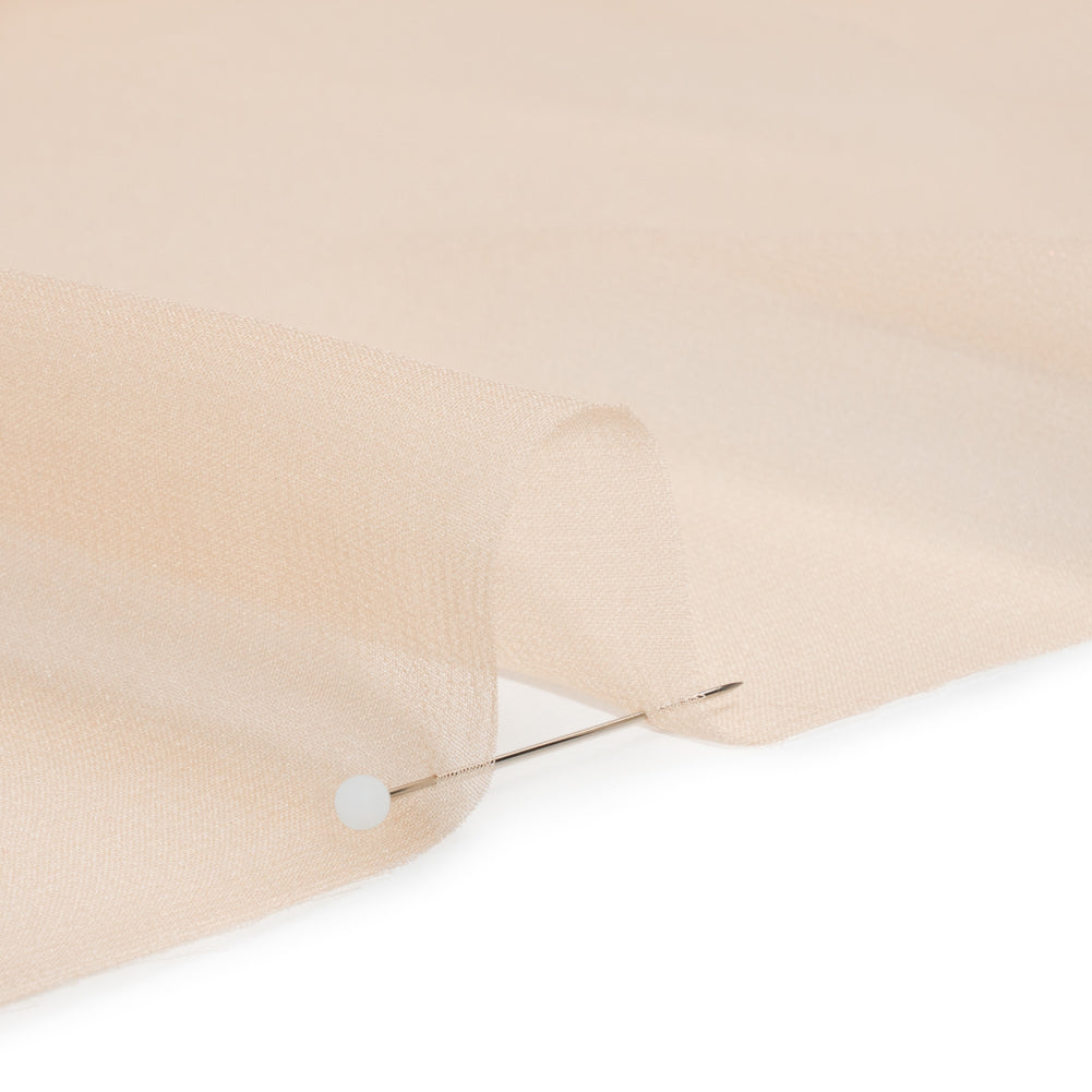 Famous Australian Designer Nude Silk Georgette Detail Famous Australian Designer Nude Silk Georgette Detail