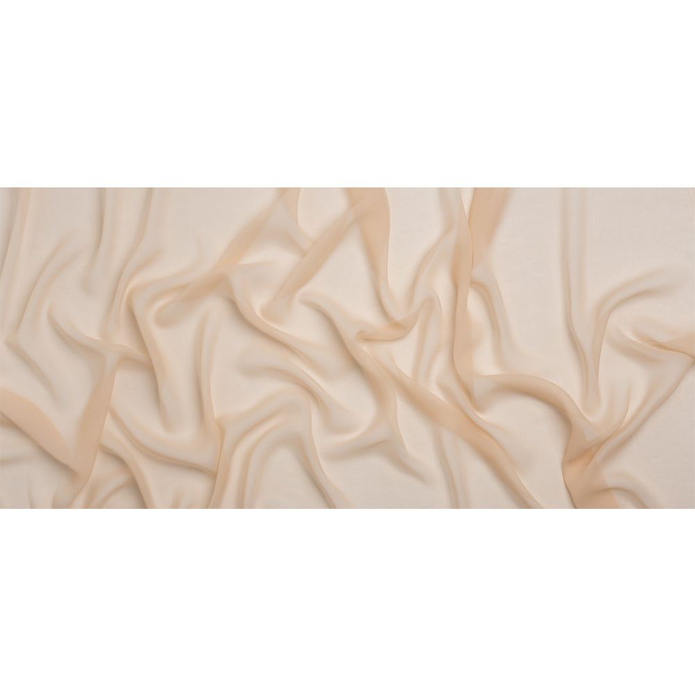 Famous Australian Designer Nude Silk Georgette Full Famous Australian Designer Nude Silk Georgette Full