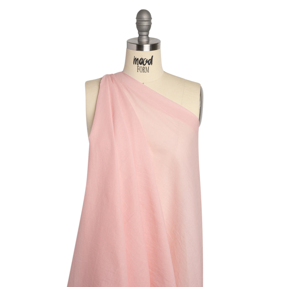 Famous Australian Designer Baby Pink Cotton Voile Drape Famous Australian Designer Baby Pink Cotton Voile Drape