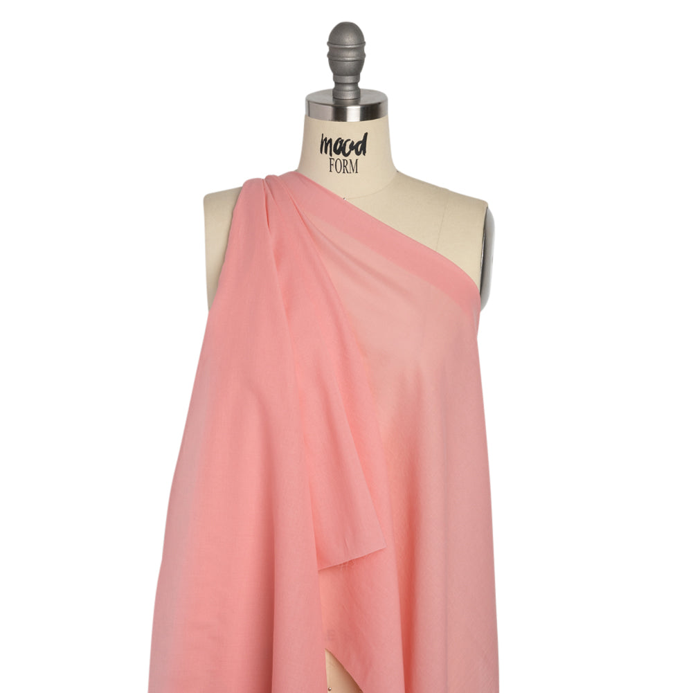 Famous Australian Designer Petal Pink Cotton Voile Drape Famous Australian Designer Petal Pink Cotton Voile Drape
