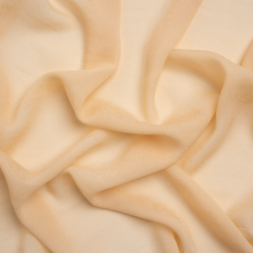 Famous Australian Designer Nude Viscose Georgette Famous Australian Designer Nude Viscose Georgette