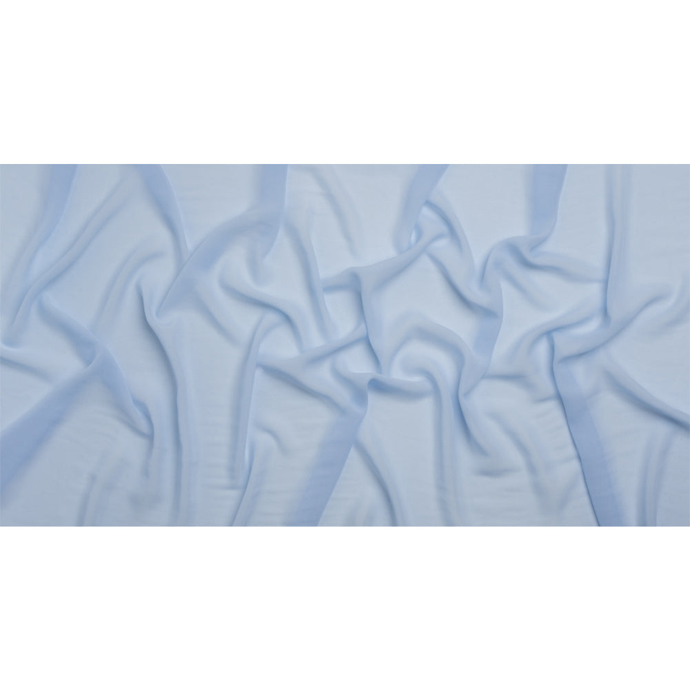 Famous Australian Designer Pale Blue Viscose Georgette Full Famous Australian Designer Pale Blue Viscose Georgette Full
