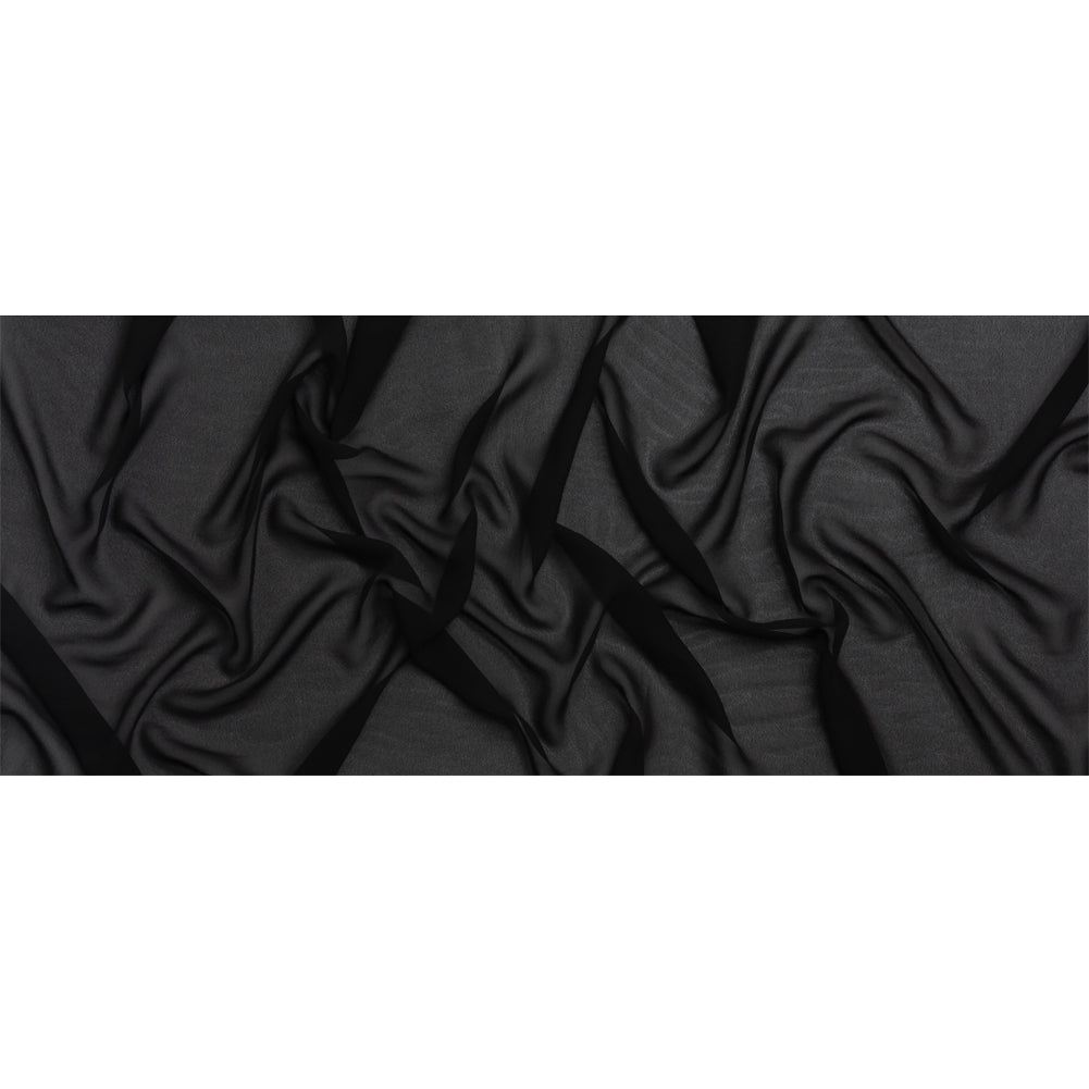 Famous Australian Designer Black Viscose Georgette Full Famous Australian Designer Black Viscose Georgette Full
