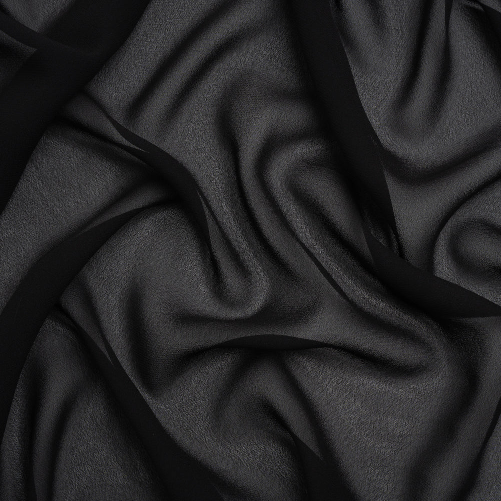 Famous Australian Designer Ink Viscose Georgette Famous Australian Designer Ink Viscose Georgette
