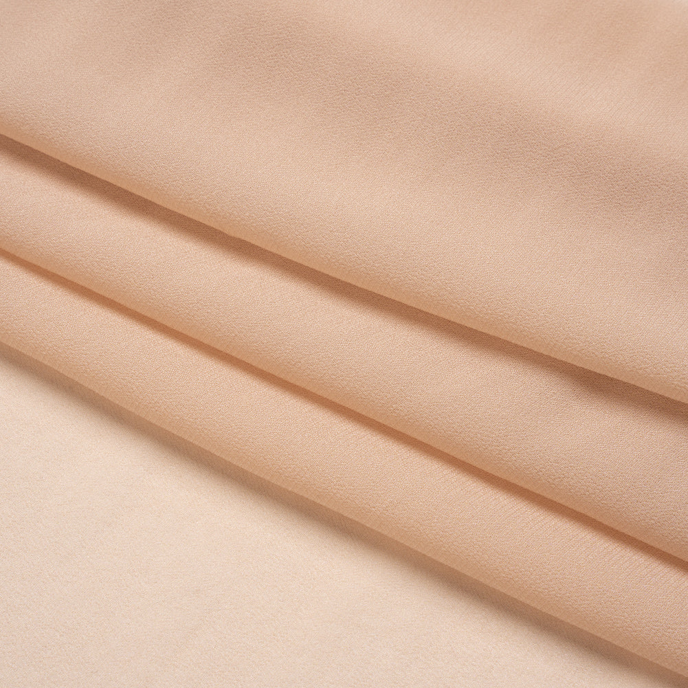 Famous Australian Designer Nude Viscose Georgette Folded Famous Australian Designer Nude Viscose Georgette Folded