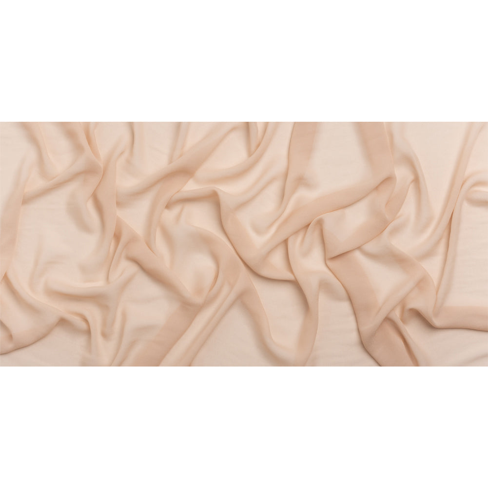 Famous Australian Designer Nude Viscose Georgette Full Famous Australian Designer Nude Viscose Georgette Full