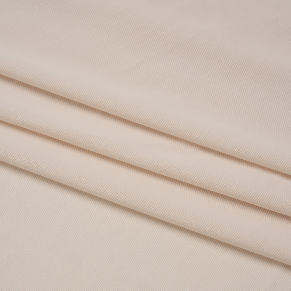 Famous Australian Designer Ecru Stretch Polyester Jersey Folded Famous Australian Designer Ecru Stretch Polyester Jersey Folded