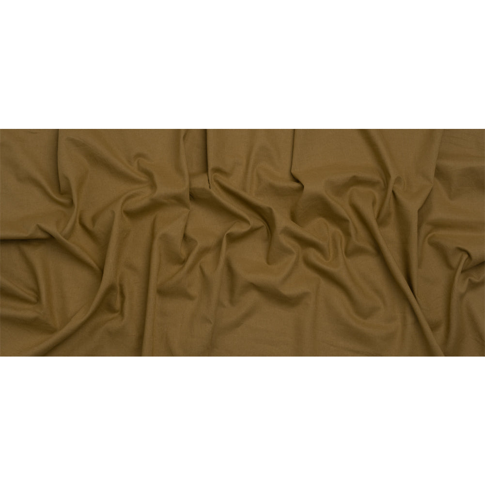 Famous Australian Designer Khaki Linen and Cotton Woven Full Famous Australian Designer Khaki Linen and Cotton Woven Full