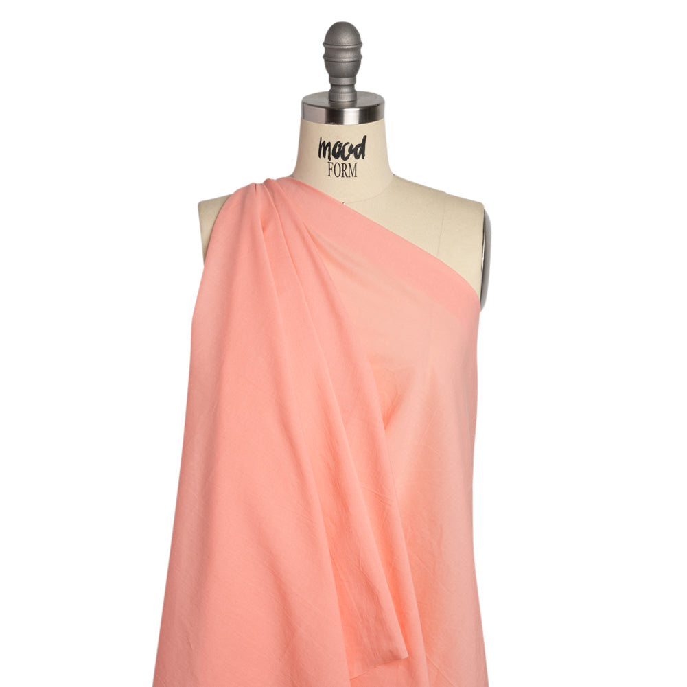 Famous Australian Designer Light Pink Cotton Voile Drape Famous Australian Designer Light Pink Cotton Voile Drape