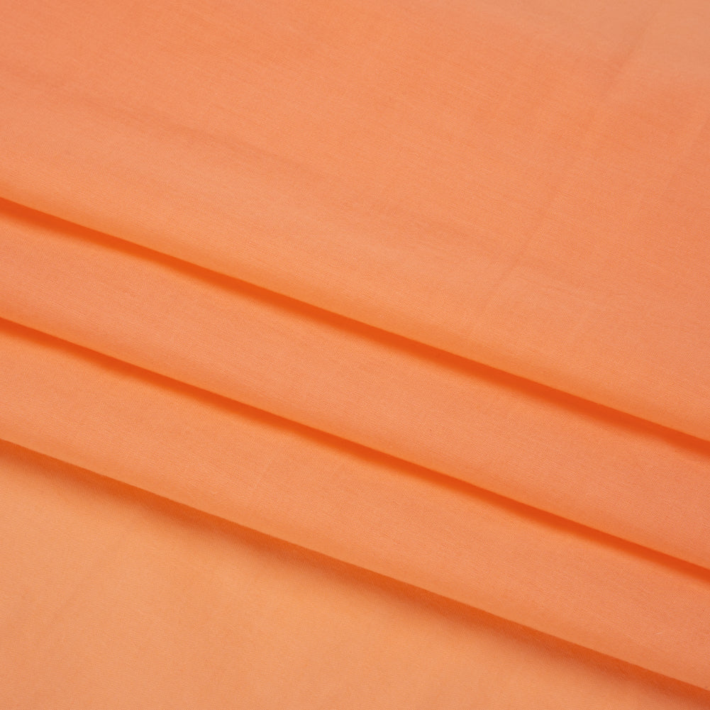 Famous Australian Designer Peach Cotton Voile Folded Famous Australian Designer Peach Cotton Voile Folded