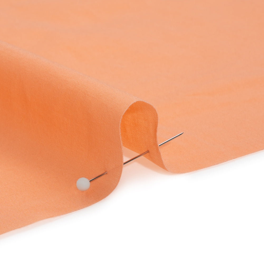 Famous Australian Designer Peach Cotton Voile Detail Famous Australian Designer Peach Cotton Voile Detail
