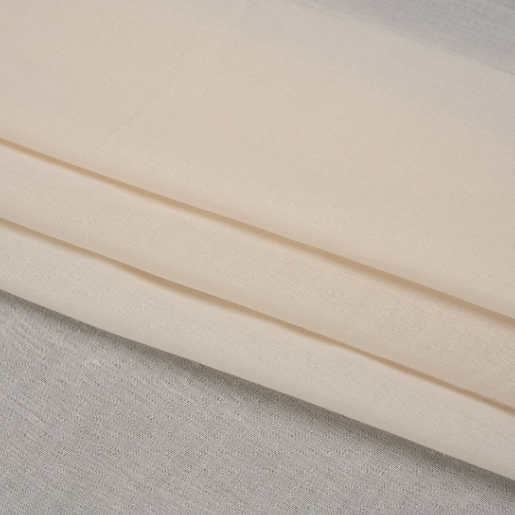 Famous Australian Designer Buff Cotton Voile Folded Famous Australian Designer Buff Cotton Voile Folded