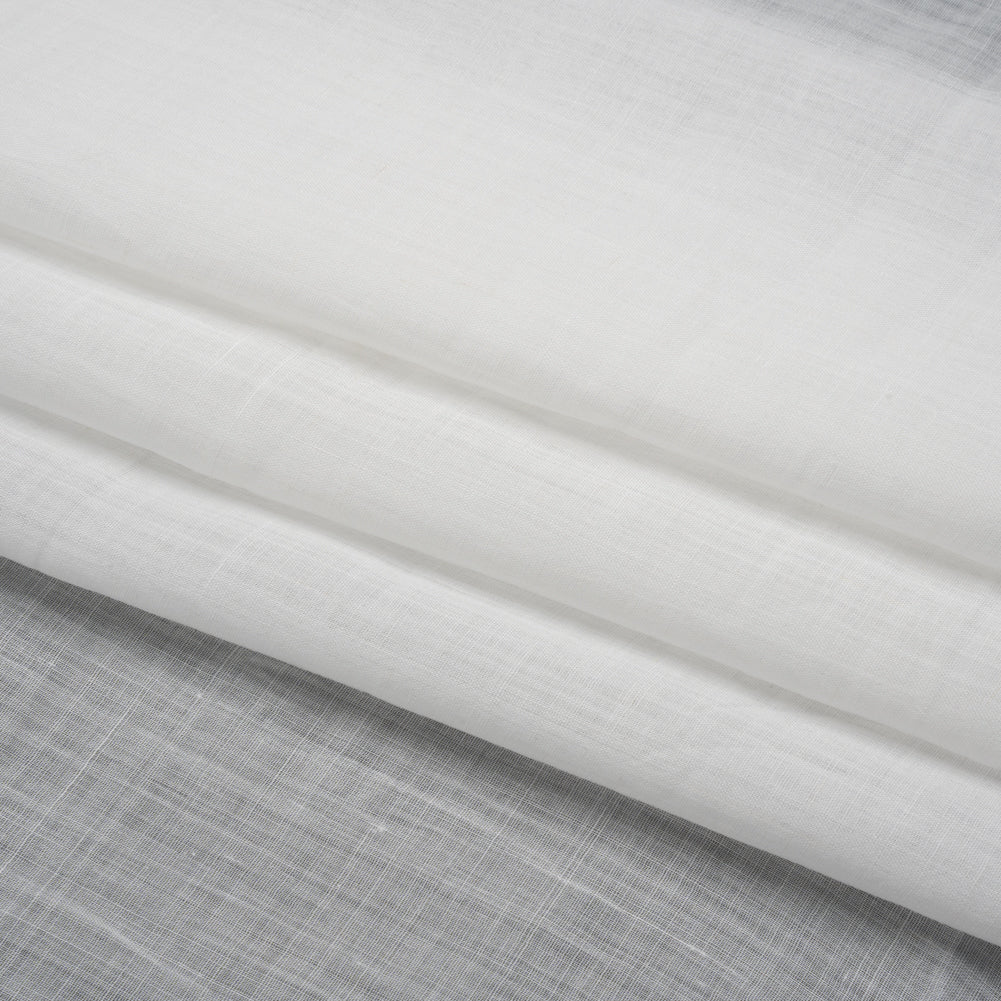 Famous Australian Designer White Lightweight Ramie Woven Folded Famous Australian Designer White Lightweight Ramie Woven Folded