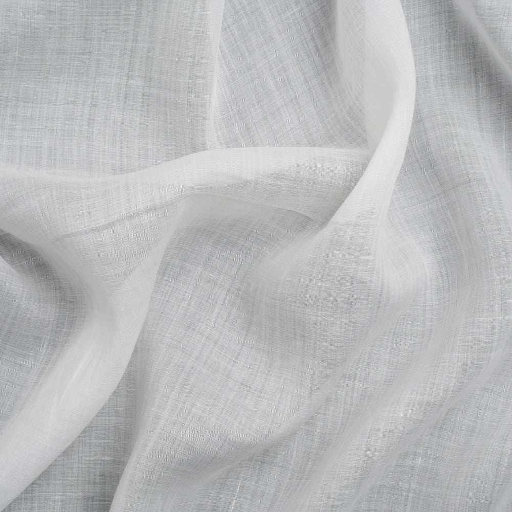 Famous Australian Designer White Lightweight Ramie Woven Famous Australian Designer White Lightweight Ramie Woven