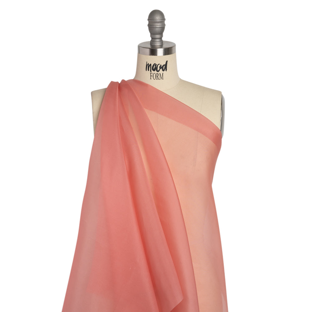 Famous Australian Designer Pink Silk Organza Drape Famous Australian Designer Pink Silk Organza Drape