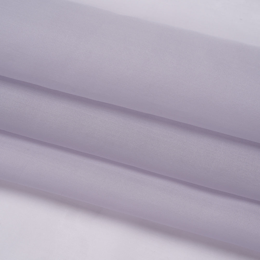 Famous Australian Designer Lilac Silk Organza Folded Famous Australian Designer Lilac Silk Organza Folded