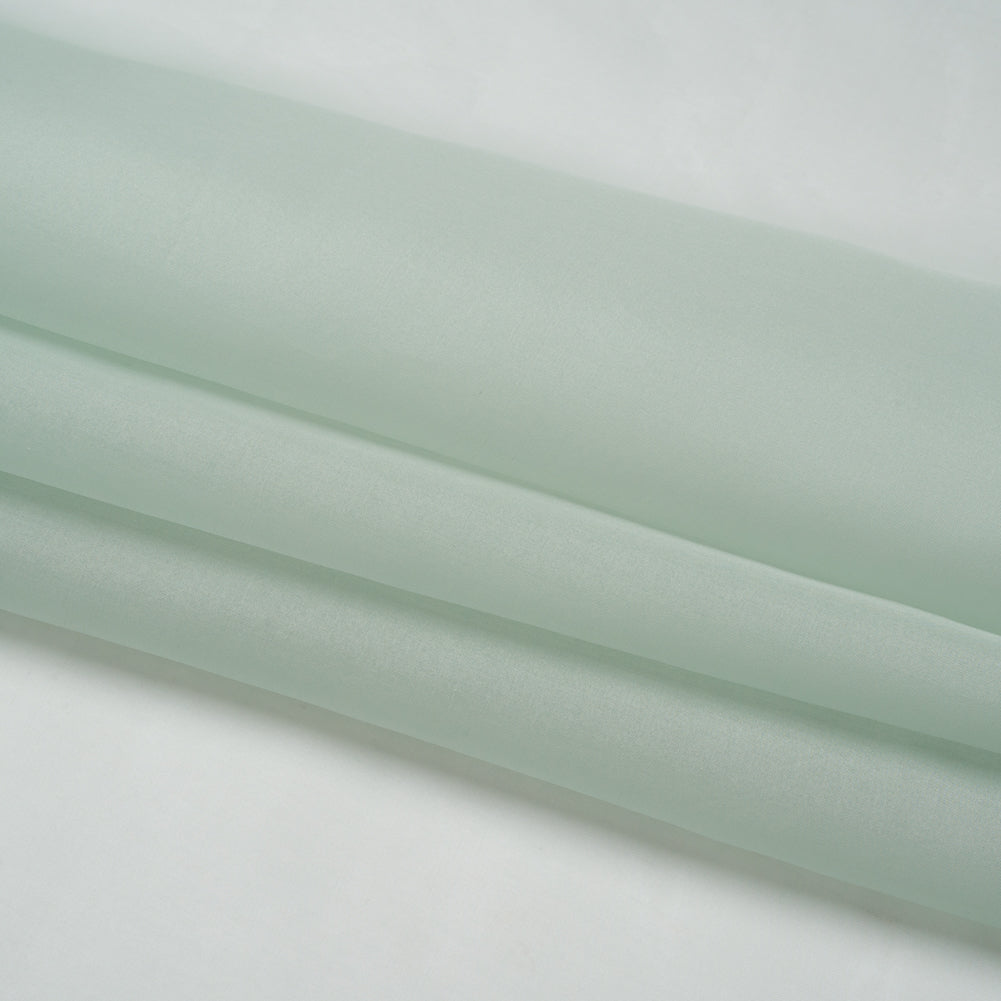 Famous Australian Designer Seafoam Silk Organza Folded Famous Australian Designer Seafoam Silk Organza Folded