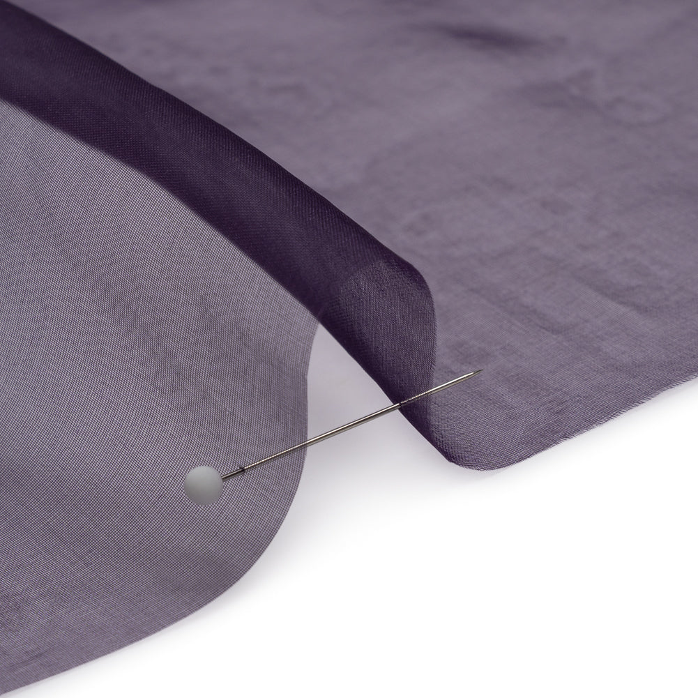 Famous Australian Designer Eggplant Lightweight Silk Organza Detail Famous Australian Designer Eggplant Lightweight Silk Organza Detail