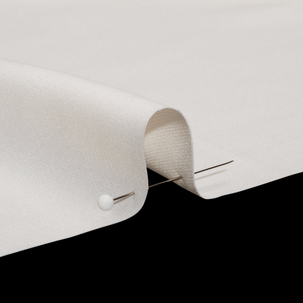 Famous Australian Designer Ivory Drapey Polyester Woven Detail Famous Australian Designer Ivory Drapey Polyester Woven Detail