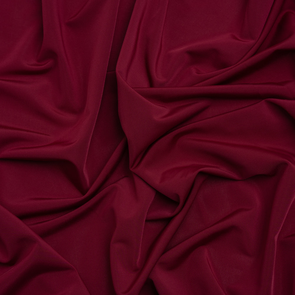 Famous Australian Designer Berry Stretch Polyester Jersey Famous Australian Designer Berry Stretch Polyester Jersey