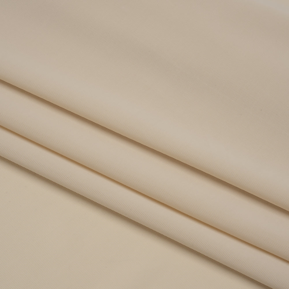 Famous Australian Designer Light Beige Stretch Polyester Jersey Folded Famous Australian Designer Light Beige Stretch Polyester Jersey Folded