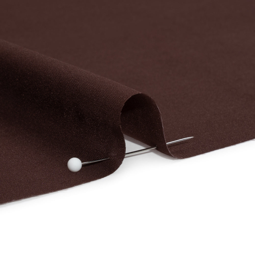 Famous Australian Designer Chocolate Stretch Viscose Lining Detail Famous Australian Designer Chocolate Stretch Viscose Lining Detail