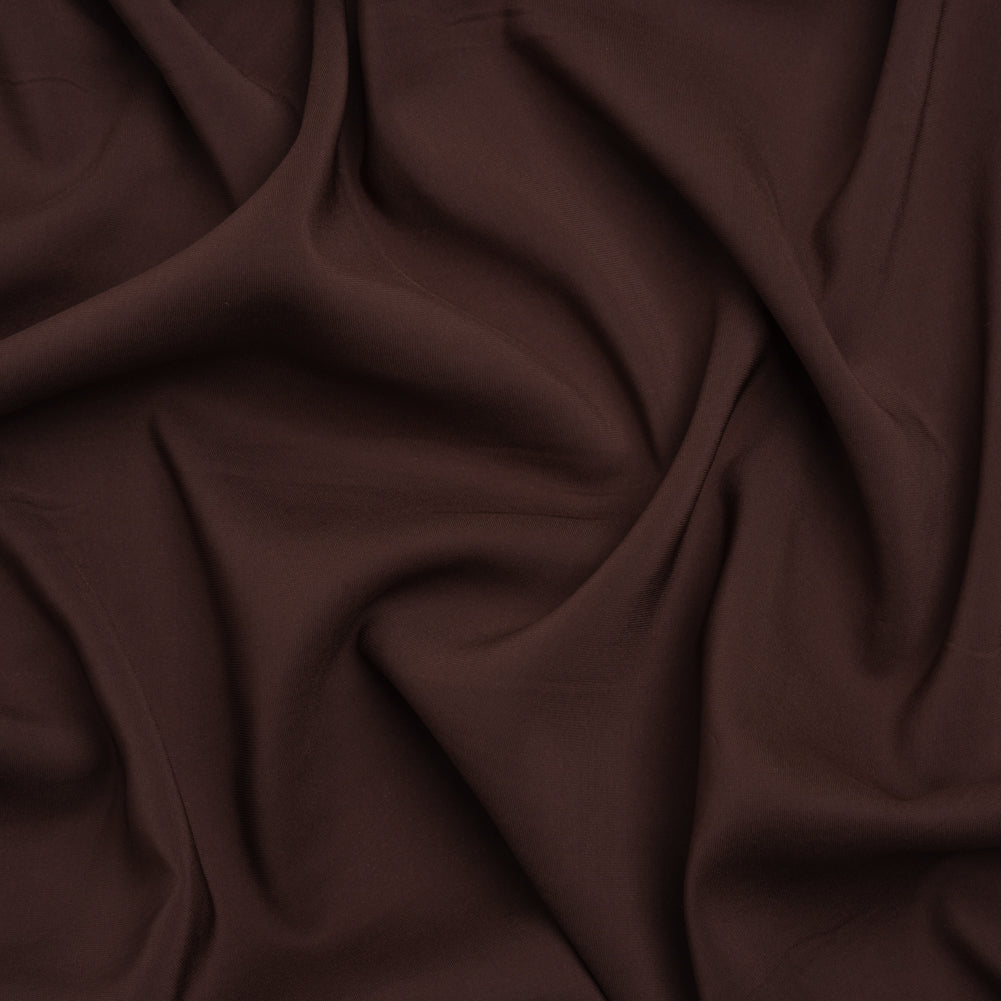 Famous Australian Designer Chocolate Stretch Viscose Lining Famous Australian Designer Chocolate Stretch Viscose Lining