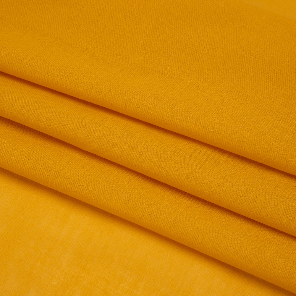 Famous Australian Designer Goldenrod Cotton Voile Lining Folded Famous Australian Designer Goldenrod Cotton Voile Lining Folded